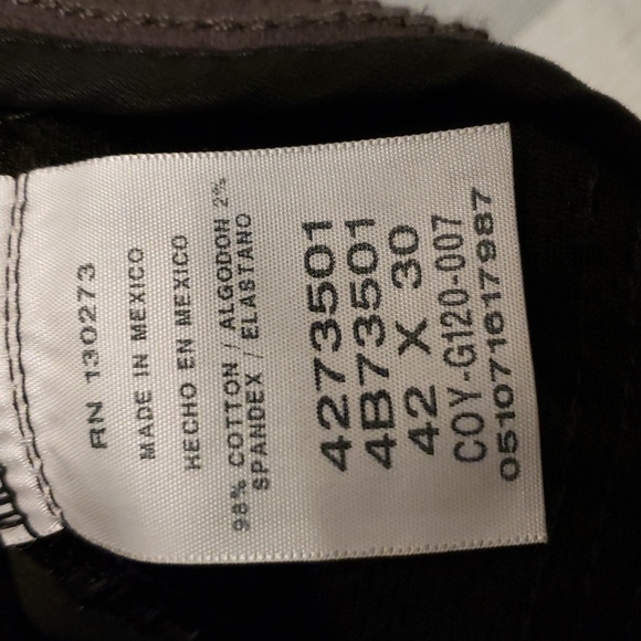 Mens LEE Performance Series Black Pants 42 x 30 NWT Extreme Comfort - Straight - Picture 8 of 10